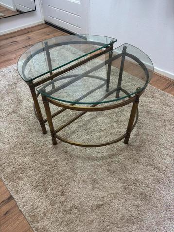 Vintage Messing Tafeltjes beschikbaar voor biedingen