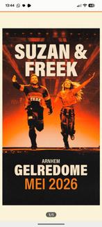 8 Tickets Suzan en Freek Gelredome 24 mei, Tickets en Kaartjes, Drie personen of meer