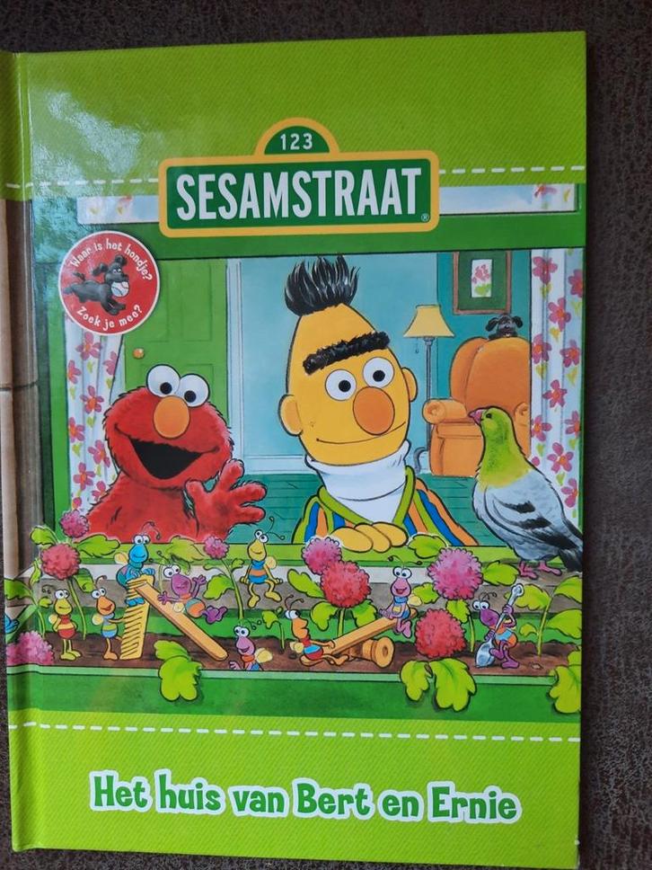 123 SESAMSTRAAT: Het huis van Bert en Ernie, Boeken, Kinderboeken | Kleuters, Gelezen, Fictie algemeen, Ophalen of Verzenden