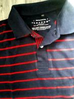 NIEUW poloshirt heren zwart met rode streep maat L, Ophalen of Verzenden, Nieuw, Maat 52/54 (L), Zwart