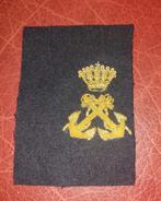 Marine embleem Dekdienst jaren 50, Ophalen of Verzenden, Marine, Nederland, Embleem of Badge