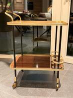 Ico Parisi Barwagen MB Italië Jaren 60, Gebruikt, 55 tot 75 cm, Rechthoekig, Hout