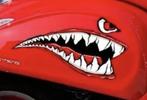 2x Haaien bek/tanden (Reflekterend) (shark)GRATIS VERZENDING