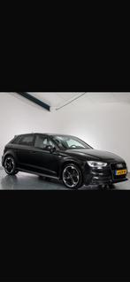 Audi A3 1.4 150 pk 3x s line automaat, Auto's, Zwart, 4 cilinders, 150 pk, Leder en Stof