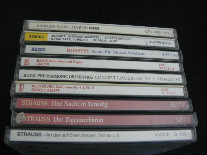 15 CD's klassiek allerlei o.a Strauss Bach Beethoven, Cd's en Dvd's, Cd's | Klassiek, Gebruikt, Overige typen, Classicisme, Ophalen of Verzenden