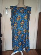 NIEUW! Leuke blauwe bloem jurk van Violeta by Mango mt 44 46, Kleding | Dames, Mango, Maat 42/44 (L), Nieuw, Boven de knie