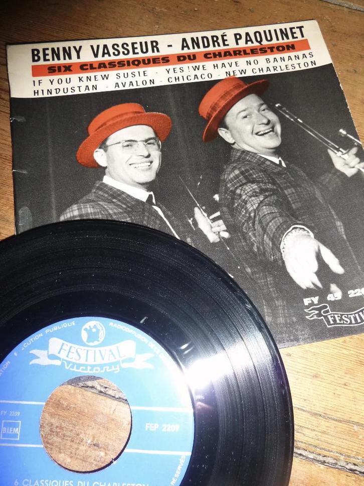 EP BENNY VASSEUR ANDRE PAQUINET if you know susie 1960 € 10, Cd's en Dvd's, Vinyl Singles, Gebruikt, EP, Pop, Ophalen of Verzenden