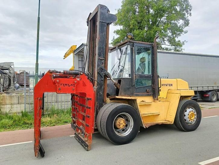 Hyster H 12.00 XL 12 ton heftruck met stenenklem forklift, Zakelijke goederen, Machines en Bouw | Heftrucks en Intern transport