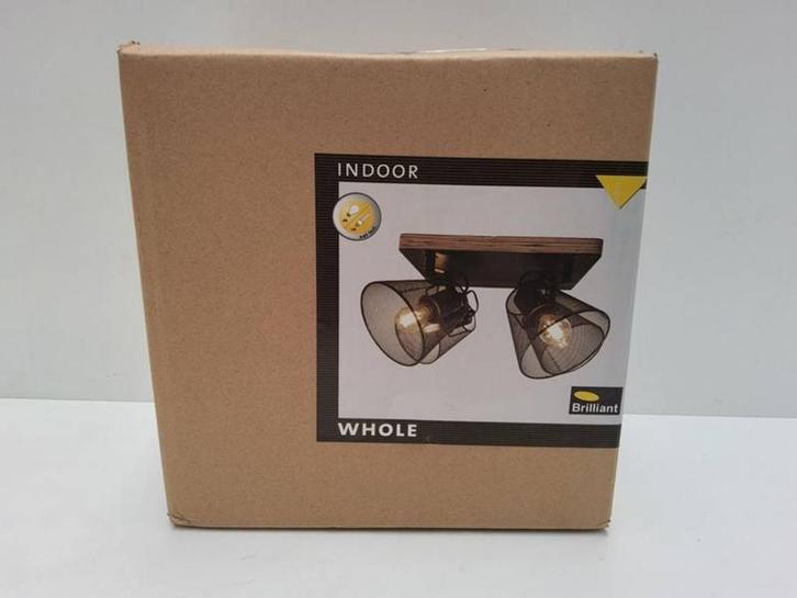 Plafondlamp met 4 spots, nieuw, Huis en Inrichting, Lampen | Plafondlampen, Nieuw, Metaal, Ophalen of Verzenden