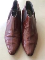 Vintage Susi Versani maroon ankle boots 37, Bruin, Lage of Enkellaarzen, Ophalen of Verzenden, Zo goed als nieuw