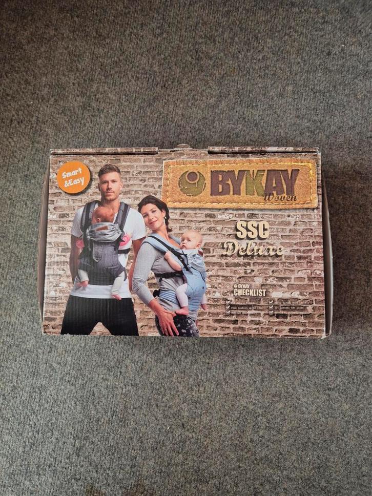 ByKay Click Carrier Classic - Jeans Draagzak, Kinderen en Baby's, Babydragers en Draagdoeken, Zo goed als nieuw, Draagzak, Buik of Rug