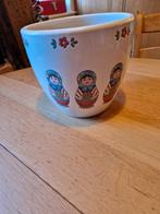 UNIEKE GROTE MATROESKA BLOEMPOT 🪆🪆 XXL JET SERVIES, Ophalen of Verzenden, Nieuw