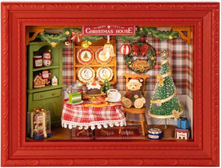 Robotime Christmas Eve Party, Hobby en Vrije tijd, Knutselen, Nieuw, Knutselwerk, Ophalen of Verzenden