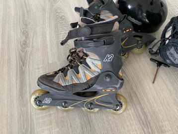 Inline skates skeelers K2 maat 40 - incl. bescherming beschikbaar voor biedingen