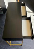 Moderne sidetable met gouden onderstel, Ophalen, 50 tot 100 cm, Zo goed als nieuw, Modern