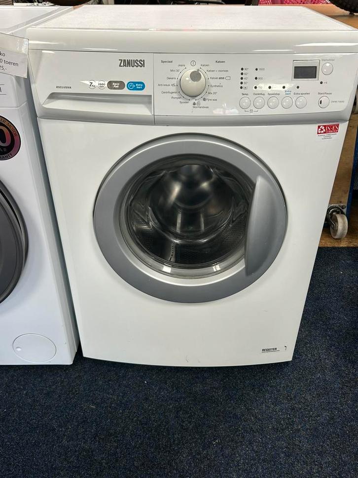 Zanussi 7kg 1600 toeren incl garantie&bezorgen, Witgoed en Apparatuur, Wasmachines, Zo goed als nieuw, Voorlader, 6 tot 8 kg, 85 tot 90 cm