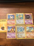 7x base set kaarten (incl. machamp holo 1th edition), Hobby en Vrije tijd, Verzamelkaartspellen | Pokémon, Verzenden, Meerdere kaarten