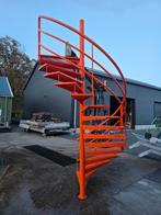 Stalen wenteltrap orange hoog 3,2mtr. Nob165, Ophalen of Verzenden, Zo goed als nieuw, 2 tot 4 meter