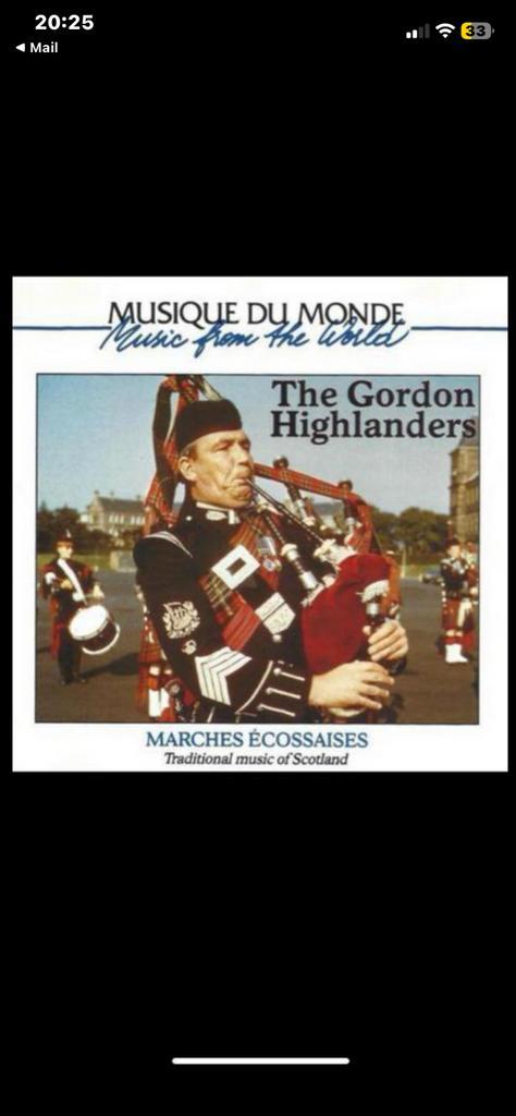 The Gordon Highlanders - Marches Écossaises CD, Cd's en Dvd's, Cd's | Wereldmuziek, Gebruikt, Ophalen of Verzenden