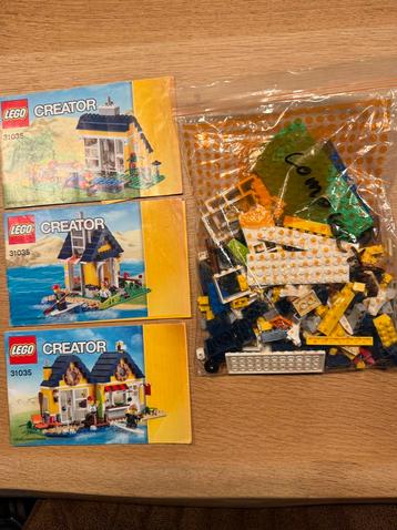 Lego creator 31035 Beach house 3 in 1 beschikbaar voor biedingen