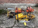 Kettingzagen, Tuin en Terras, Ophalen, Gebruikt, Benzine, Ruggedragen