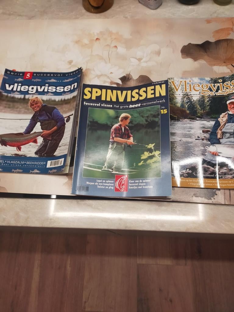 Collectie Visbladen - Vliegvissen & Spinvisssen, Ophalen of Verzenden