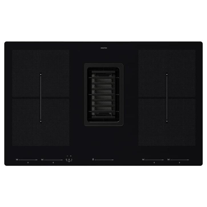 Ikea Fordelaktig 700 kookplaat met afzuiging en recirculatie, Witgoed en Apparatuur, Kookplaten, Nieuw, Inbouw, Inductie, 4 kookzones