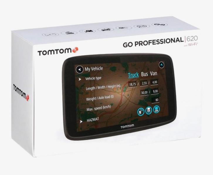 TomTom GO PROFESSIONAL 620 - Nieuw in doos, Auto diversen, Autonavigatie, Zo goed als nieuw, Ophalen of Verzenden