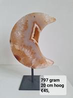 Agaat maan, Verzamelen, Mineralen en Fossielen, Ophalen of Verzenden, Mineraal