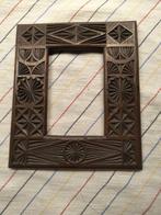 Fotolijst houtsnijwerk Antiek Kerfsnede 12,5 x 14,5, Antiek en Kunst, Ophalen of Verzenden