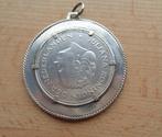 Zilveren hanger van 10 gulden munt Juliana 1970 [228], Verzenden, Zilver, Hanger