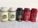 🍀5 Vintage JACKSONS OF PICCADILLY TEA Blikjes., Ophalen of Verzenden, Gebruikt, Thee, Overige merken