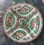 antiek chinees porselein bord met bloemen, Antiek en Kunst, Antiek | Porselein, Ophalen of Verzenden