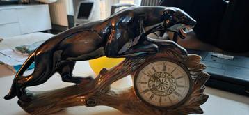 Vintage Panter Klok beschikbaar voor biedingen