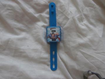Blauwe plastic rubber spiderman horloge kinderhorloge nieuw beschikbaar voor biedingen