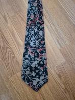 Brede gebloemde vintage stropdas *IZGS*, Ophalen of Verzenden, Zo goed als nieuw