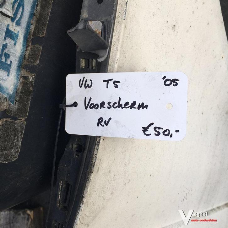 Vw Transporter T5 2.0 diesel 2011 Wagennr 2400131   Voorsche, Auto-onderdelen, Carrosserie en Plaatwerk, Spatbord, Gebruikt, Ophalen