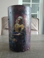 Aubergine paarse vaas, Huis en Inrichting, Woonaccessoires | Vazen, Ophalen, Overige kleuren, Glas, Minder dan 50 cm