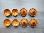 Marokkaanse mini aardewerk tajines met schaaltjes, Ophalen of Verzenden, Nieuw, Overige materialen, Overige typen