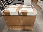 Pallet met 4 witte, linksdraaiende bovenkasten, Ophalen, Nieuw, 50 tot 100 cm, 25 tot 50 cm