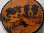 Klein oud doosje Australische herder Australian sheperd pups, Antiek en Kunst, Ophalen of Verzenden