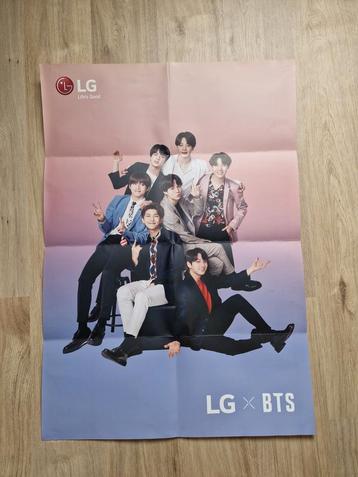 LG X Bts Collab poster