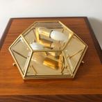 Vintage Hexagon lamp |  Hollywood Regency | jaren 80, Huis en Inrichting, Lampen | Wandlampen, Ophalen of Verzenden, Zo goed als nieuw