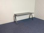 3 x Vergadertafel Wiesner Hager Yuno, zwart, 160 x 80 cm.