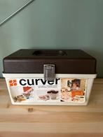 Vintage Curver naaibox naaidoos kleine versie, Hobby en Vrije tijd, Overige typen, Ophalen of Verzenden, Zo goed als nieuw