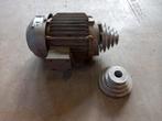 Elektromotor met 4traps poelie-set, Doe-het-zelf en Verbouw, Ophalen, Gebruikt
