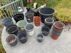Heel veel plastic kweekpotjes kweek potten bloempotten, Tuin en Terras, Bloempotten, Ophalen, Kunststof, Gebruikt, Rond