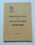 Zündapp "Ersatzteil-Liste" Comfort (15 x 21 cm./87 blz.), Motoren, Handleidingen en Instructieboekjes, Overige merken