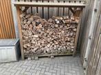 Haardhout opslag inclusief gedroogd hardhout, Tuin en Terras, Haardhout, Minder dan 3 m³, Ophalen, Overige houtsoorten, Blokken