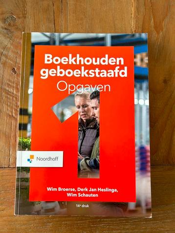 Boekhouden geboekstaafd 1 opgaven  beschikbaar voor biedingen